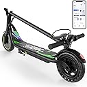 VOLPAM Electric Scooter with 8.5"/10" Solid Tire, 350W/500W Powerful Motor & 19/22 MPH Top Speed, 16-28 Miles Long Range, Folding E Scooter Choice