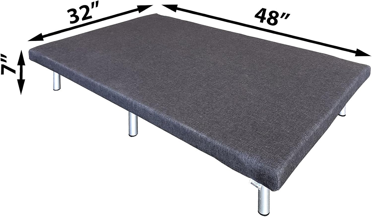 Foreman Elevated Outdoor/Indoor Waterproof Heavy Duty Dog Bed with Foam Mattress, Raised Pet Cot Premium High-Pressure Laminate Platform with Aluminum Legs and Water Resistant Cat Mat, XX-Large