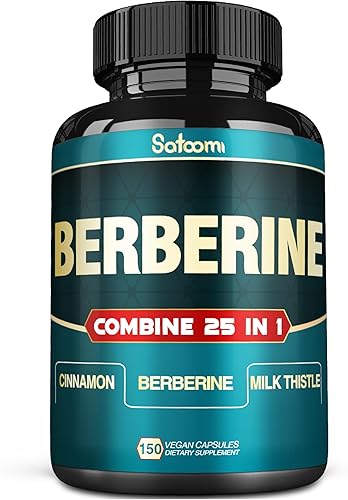 Miniatura 9 de Berberina con suplemento de canela de Ceilán, 1500 mg extra fuerte para el sistema inmunológico, la salud digestiva, el manejo del cuerpo y la