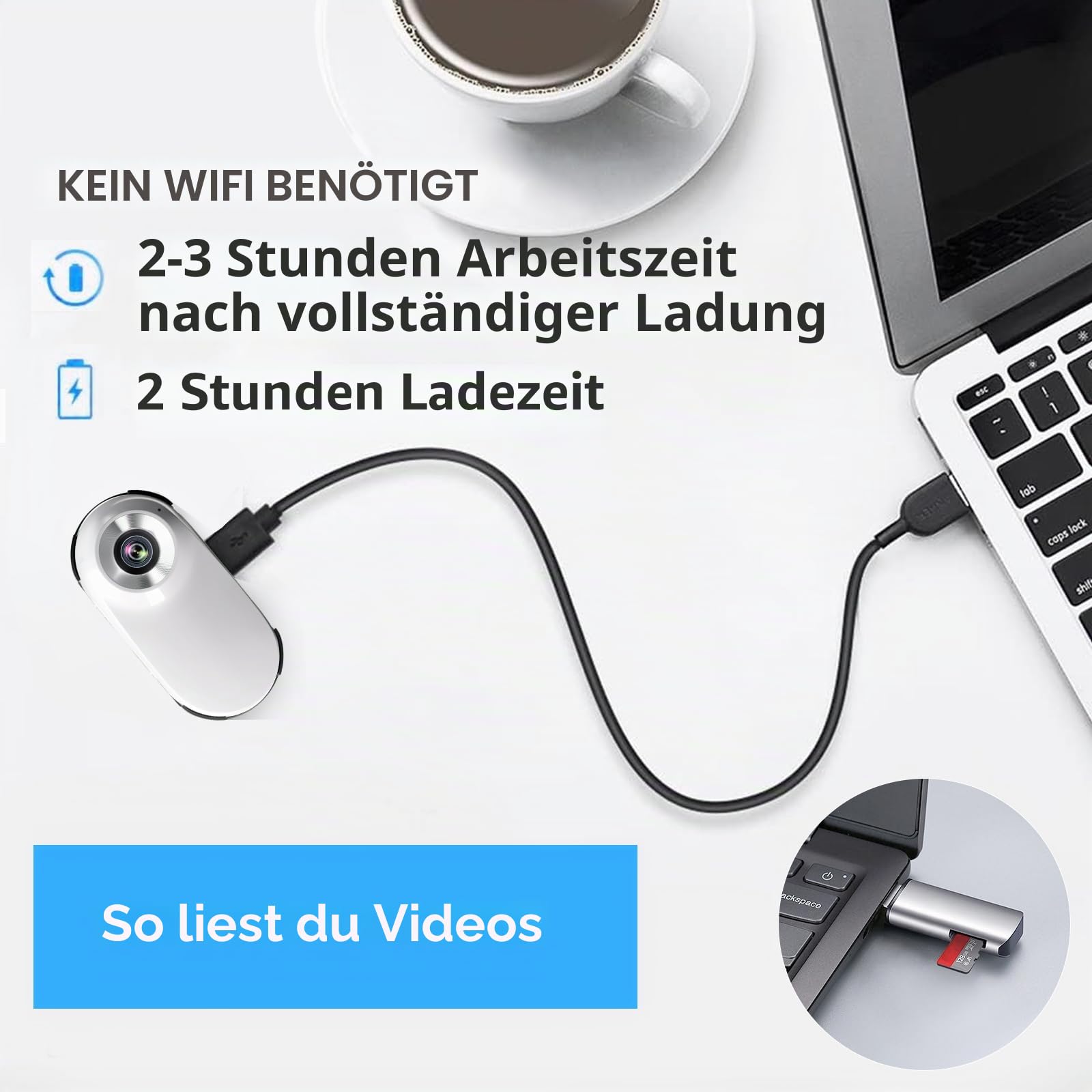 HD 1080P Katzen-POV-Kamera Halsband mit Videoaufnahme, Mini-kleine Sport-Videokameras, Body-Cam Outdoor/Indoor ohne WiFi, einzigartiges Haustierzubehör Geschenk für Haustierbesitzer