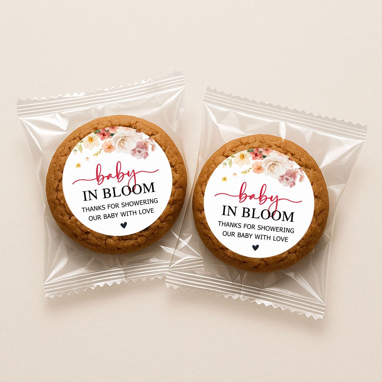120 x Baby in Bloom Thank You Stickers – Floral Baby Shower Favor Labels – Round Gift Tags and Stickers for Baby Shower Decorations – Baby Shower Favor Tags – 1.6 Inch - Image 6