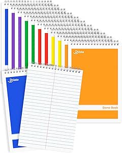 Dynta Steno Pads 18 Packs 6x9 Notebooks Bulk, Gregg Rule, 6 Assorted - View #7