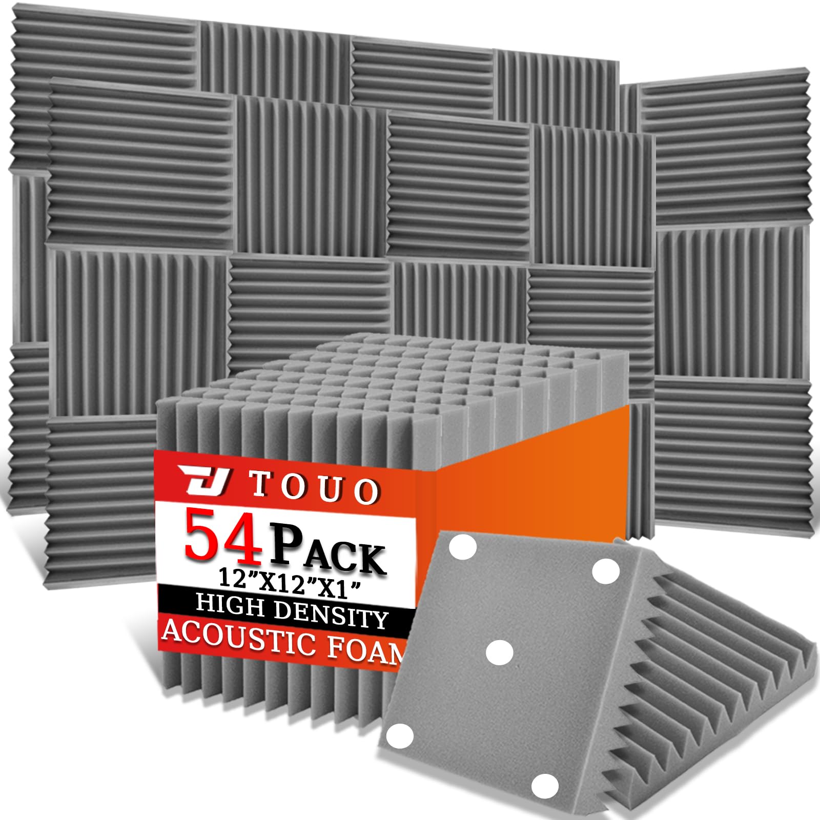 TOUO 54-Pack Acoustic Panels Review: Practical Sound Absorption for Home Studios