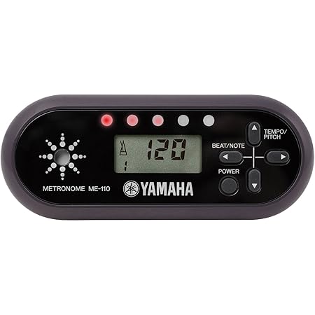 Amazon 電子メトロノーム Me 110bk ブラック メトロノーム 楽器 音響機器