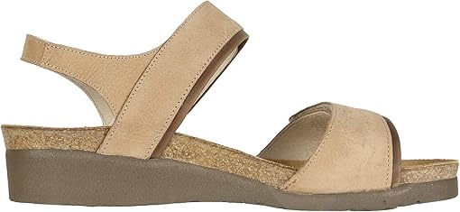 Nude Nubuck/Saddle Brown Leather