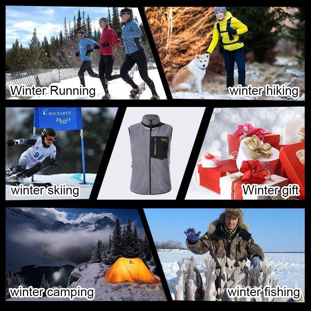 PROSmart Heated Vest Polar Fleece Lightweight Waistcoat with USB Battery Pack for Men and Women (Unisex) - Image 6