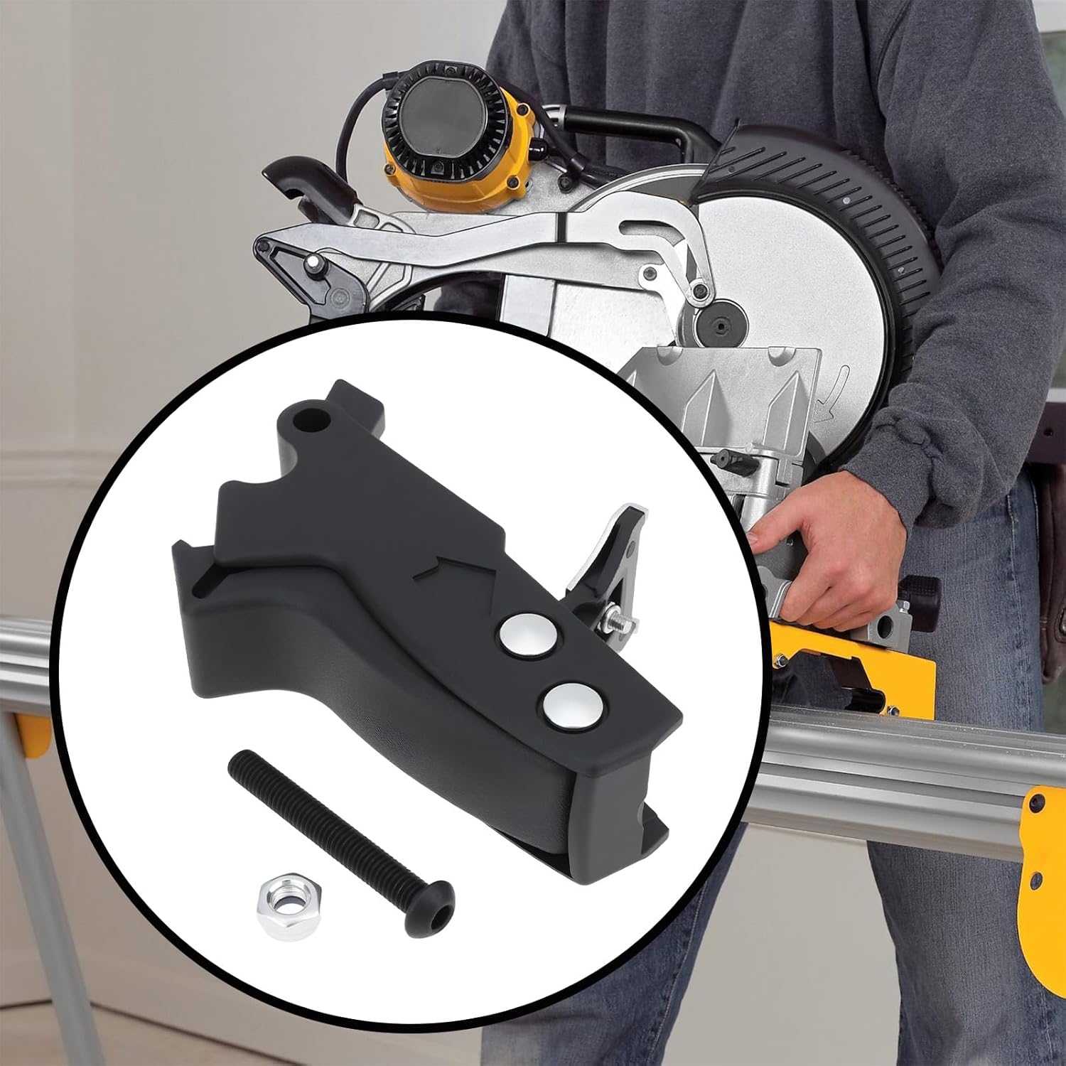 Create idea 2Pcs Lock Lever Release Bracket N087367 Compatible with Dewalt DE7231 DWX723 DWX724 Leg Stand