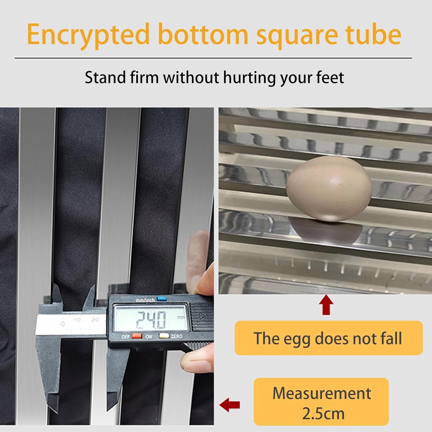 Large Chicken House, Metal Rabbit Coop with Sliding Door, Outdoor Poultry Cage Use for Guinea Pig Hedgehogs Small Animal,One Color-49 cm L x 25 cm W x 29 cm H