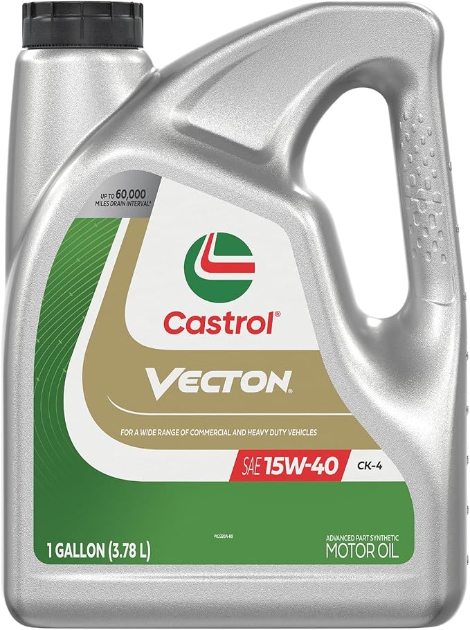 Castrol Vecton 15W-40 CK-4 Aceite Diésel 1 Galón Pack 3 miniatura 2