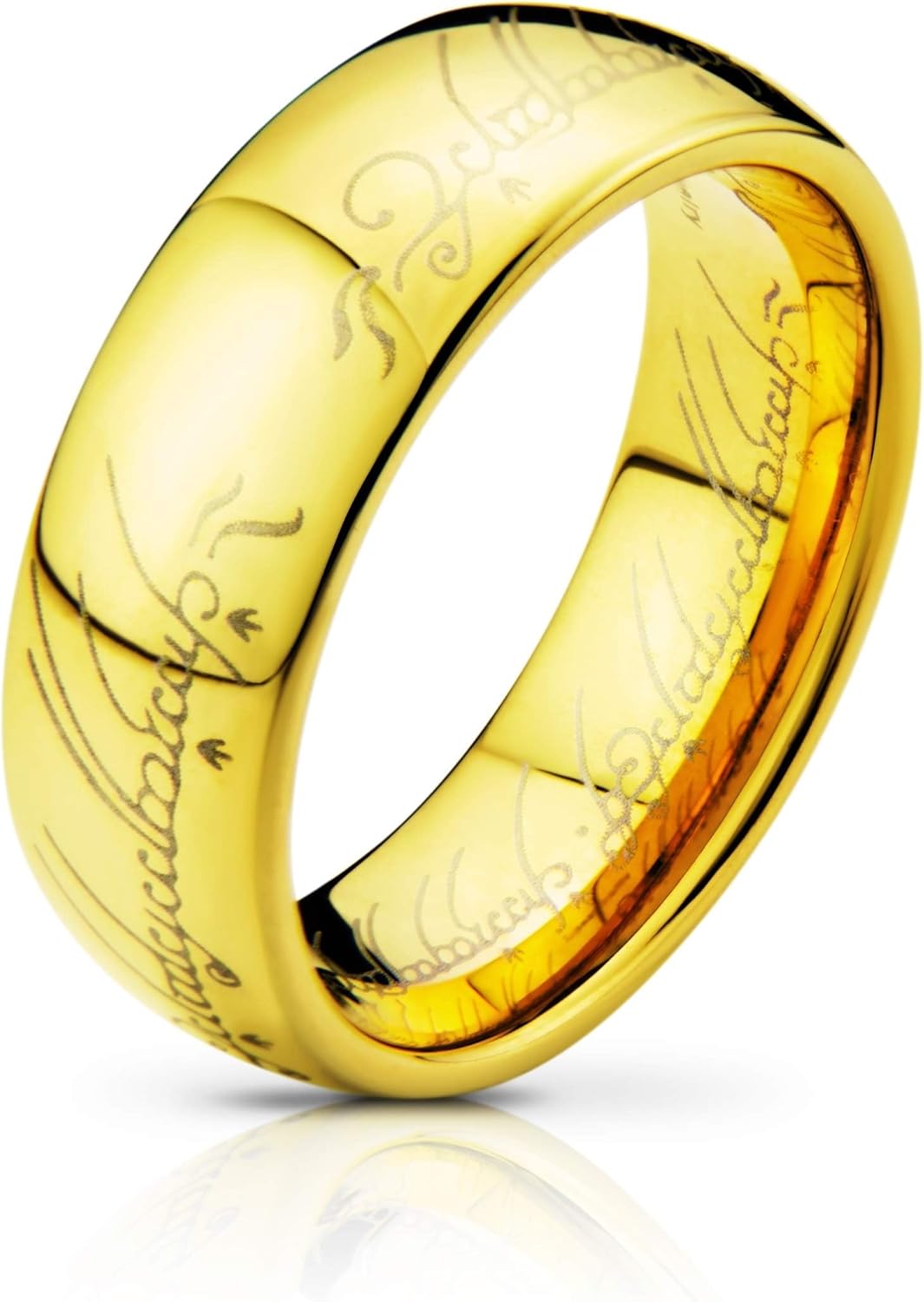 Atomic Jewelry Elvish *The One (Tungsten) Ring* 18k Gold Plating