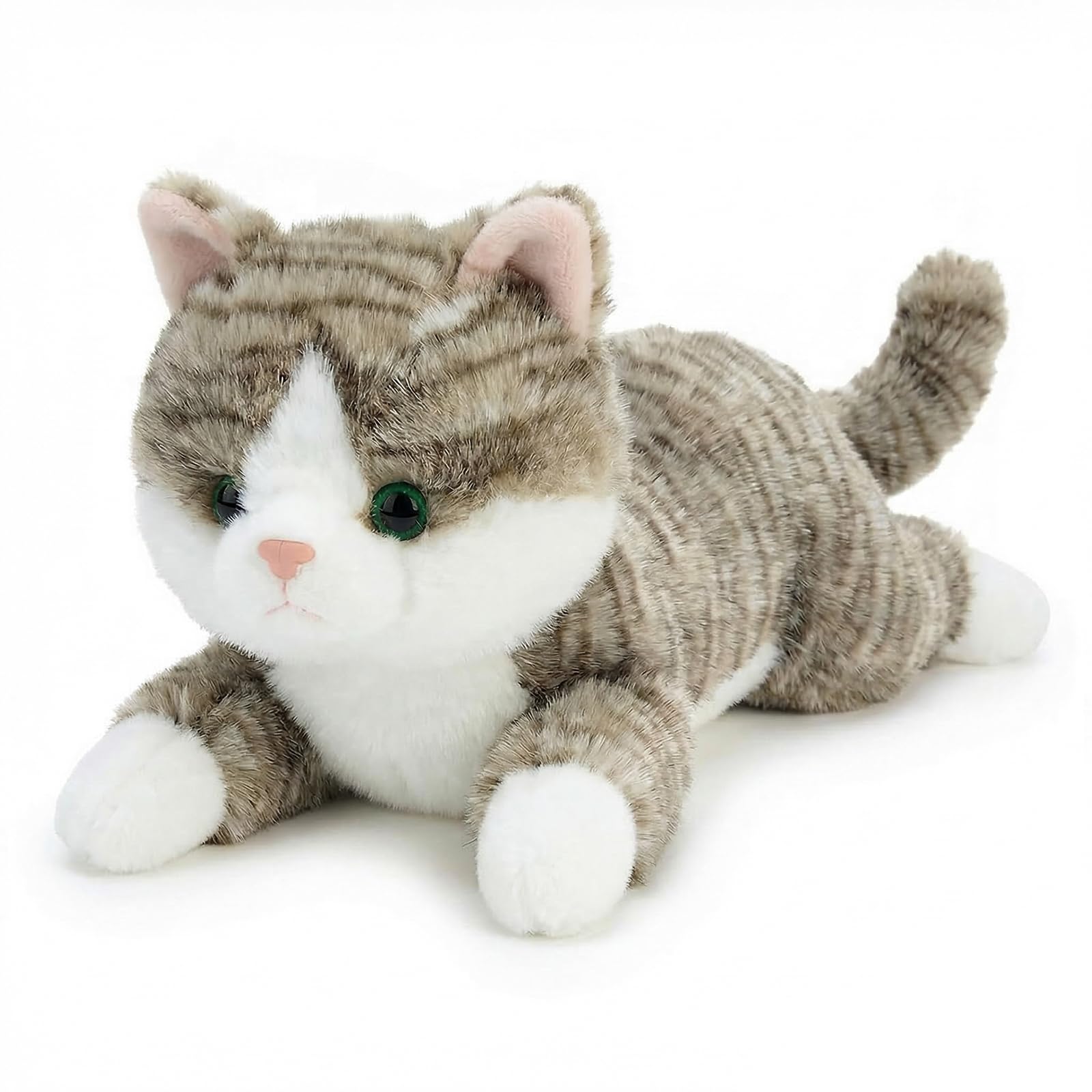 Photo 1 of 26.5 inch 5 Lbs Weighted Cat Stuffed Animals, Large Realistic Cat Weighted Stuffed Animal, Sensory Comfort Plush Throw Pillow, Soft Kawaii Kitty Plush Toy Gift for Adults Youth