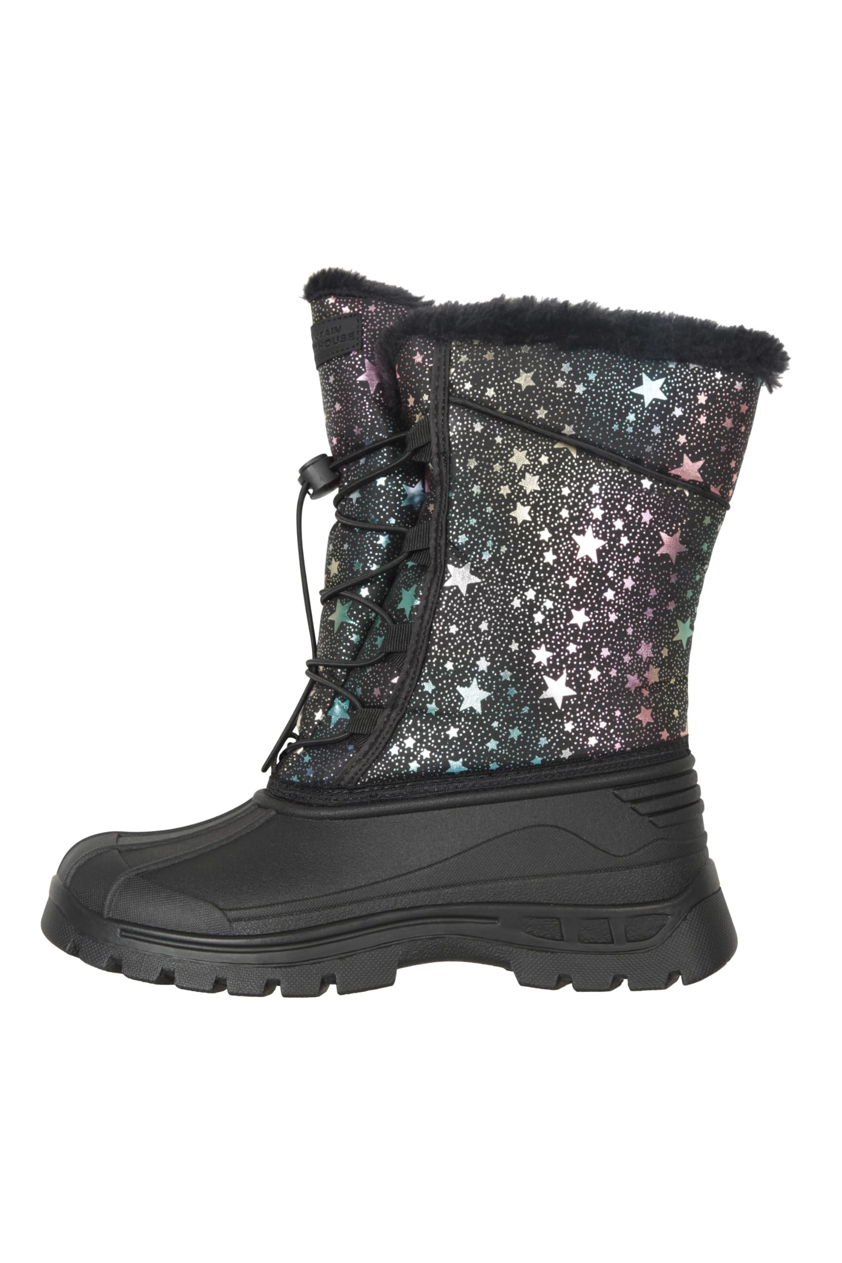 Mountain Warehouse Whistler Schneestiefel für Kinder - Schneedicht, warm, atmungsaktiv, strapazierfähige und griffige Sohlen, winter
