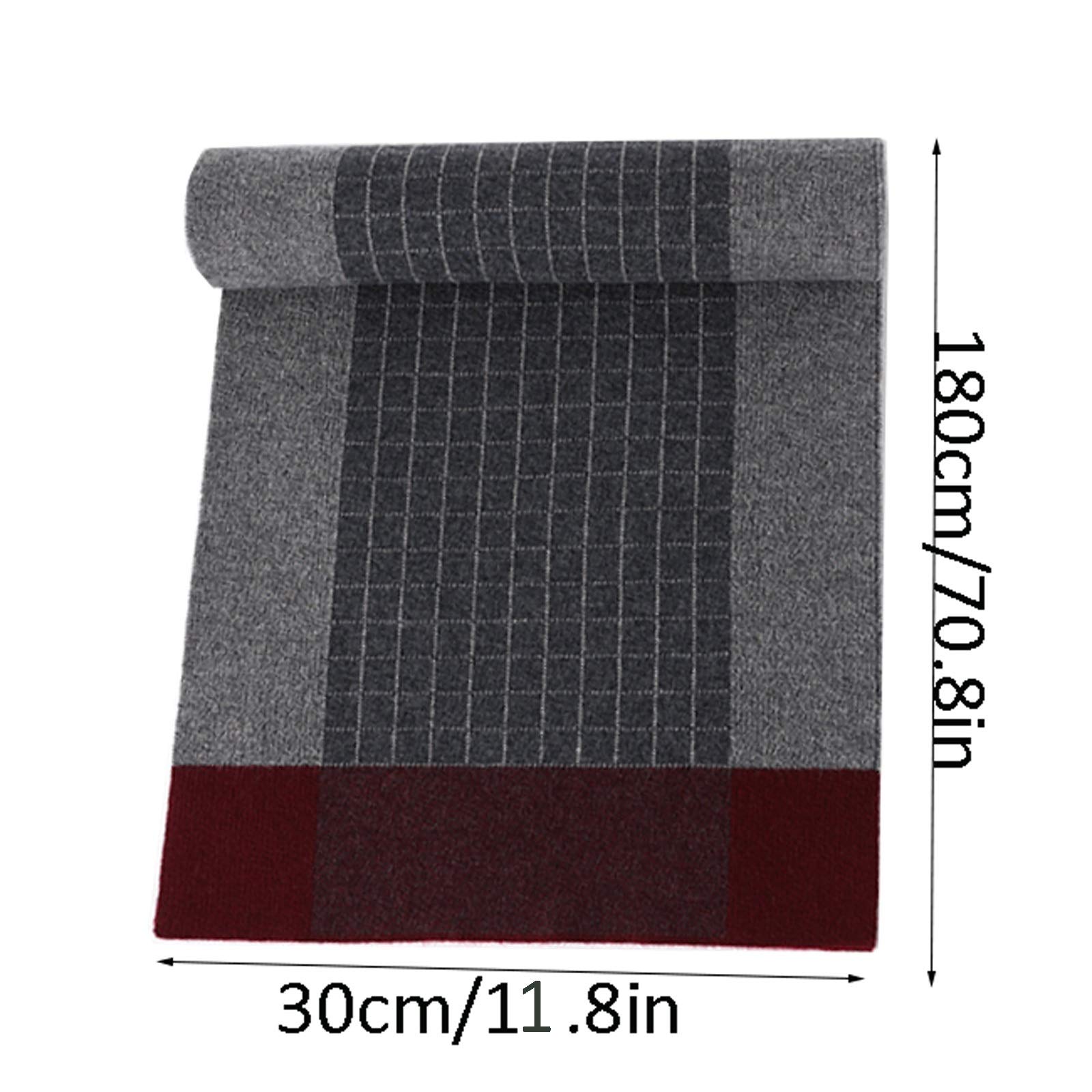 Scialle Stola Sciarpa da uomo in pura lana 100% inverno moda scozzese sciarpe calde e spesse confezione regalo di fascia alta regalo adatto for il fidanzato Moda Autunno Inverno Caldo ( Color : Bruin