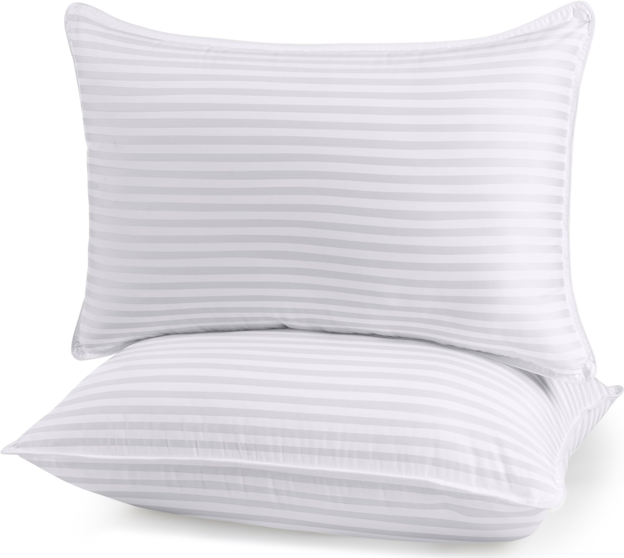 Utopia Bedding Cotton blend Bed Pillows For Sleeping Standard Size, Set of 2, Cooling Hotel Quality, For Back, Stomach Or Side Sleepers
