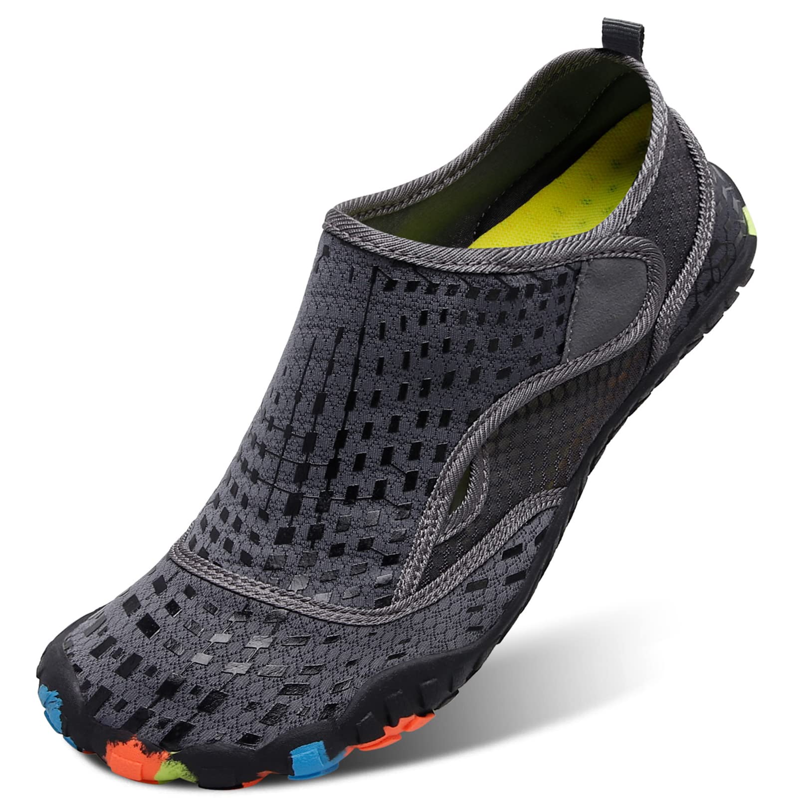 L-RUN Athletic Hiking Water Shoes Mens Womens Barefoot Aqua Swim Walking Shoes