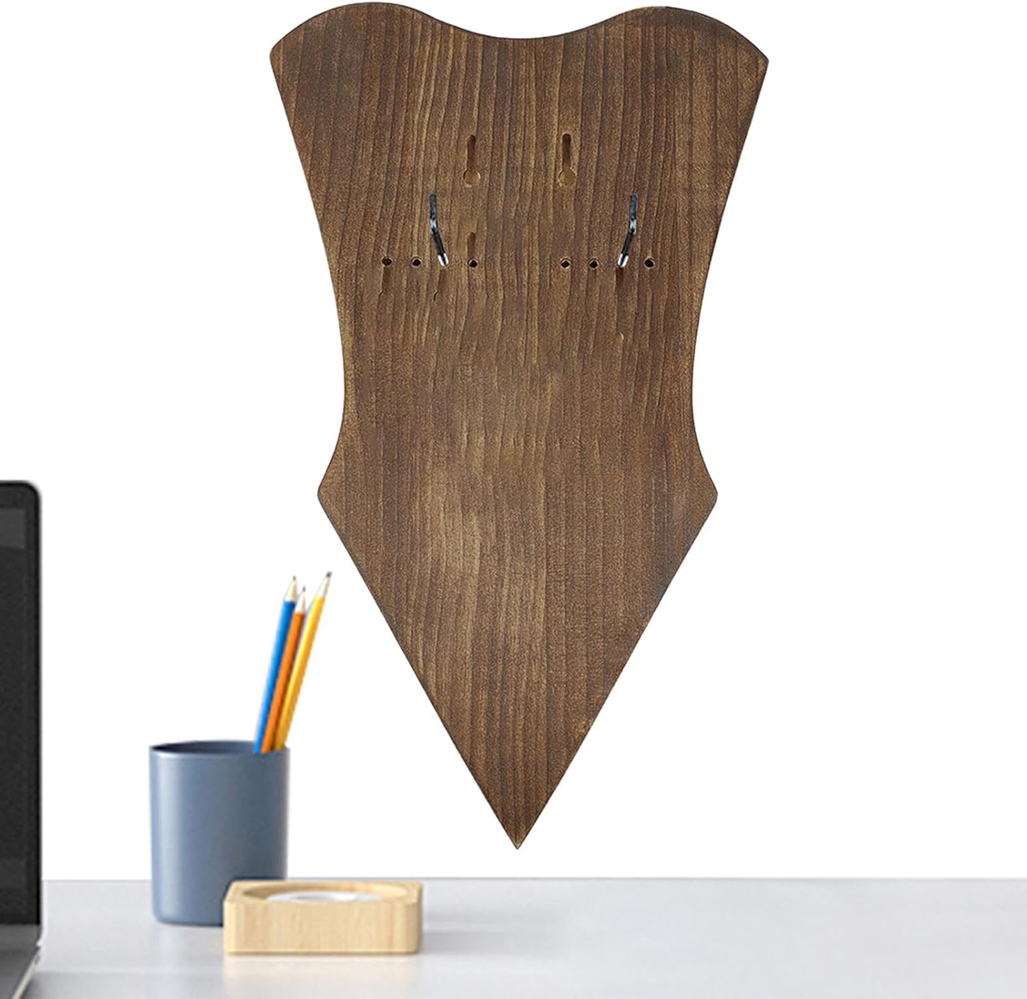 Shield Wall Holder Wooden Shield Display Hanger Wall