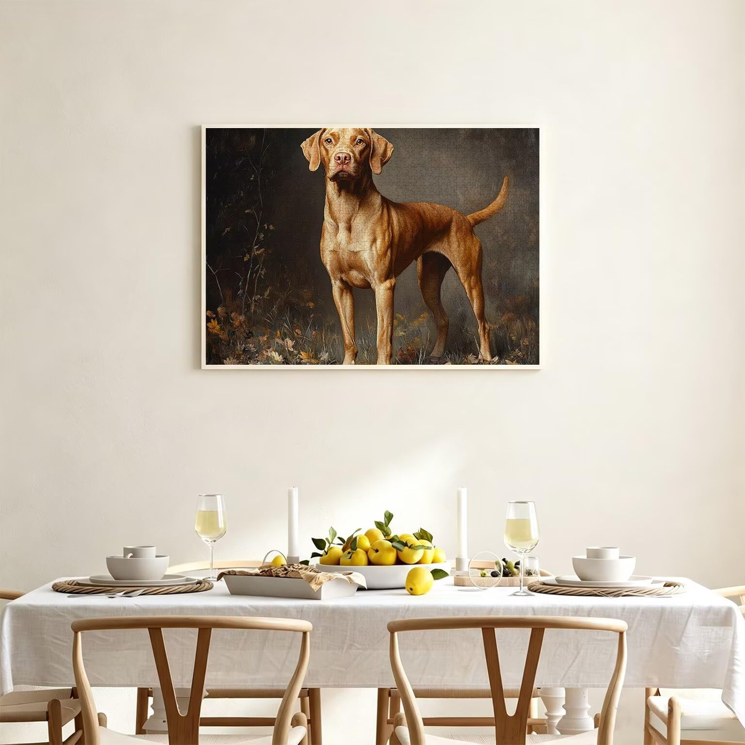 Puzzle 3000 Pezzi astratto Puzzle Legno cane, n-28