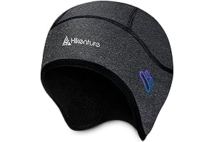 Hikenture Mountain Bike Cap Helmet Liner with Glasses Holes
