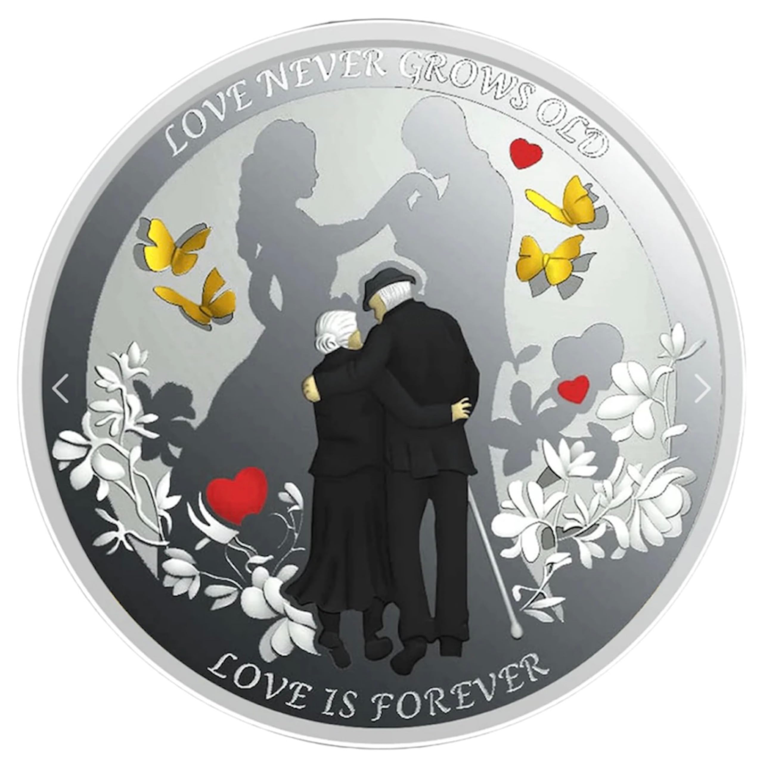 Silver Coin Wedding-Anniversary Marriage Gift 999 Pure Silver Coin love valentine gift 10 grams .10 gram pure silver coin anniversary gift Bis Hallmark 999 fine silver 10 GM anniversary Coin for gift in happy birthday & happy anniversary festive gift (B0CWNDZ2WD) Amazon Price History, Amazon Price Tracker
