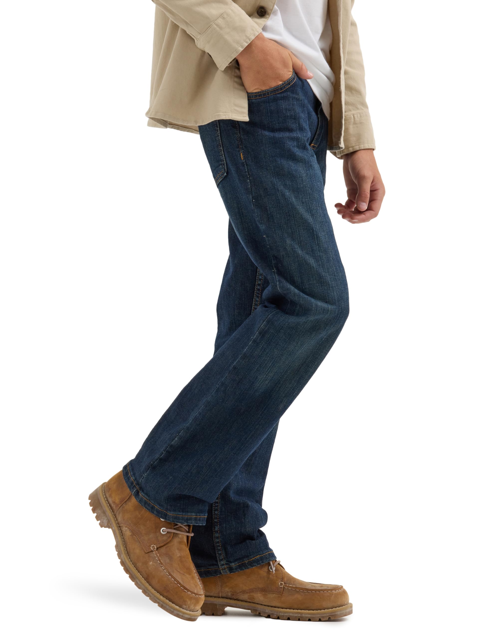 Wrangler Jeans da Ragazzo con Taglio a Stivale (Waldon), Fresh Indigo, 7, Indaco Fresco, 7