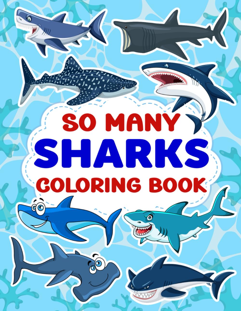 So Many Sharks Coloring Book (So Many Coloring Books) Edward, Felipe