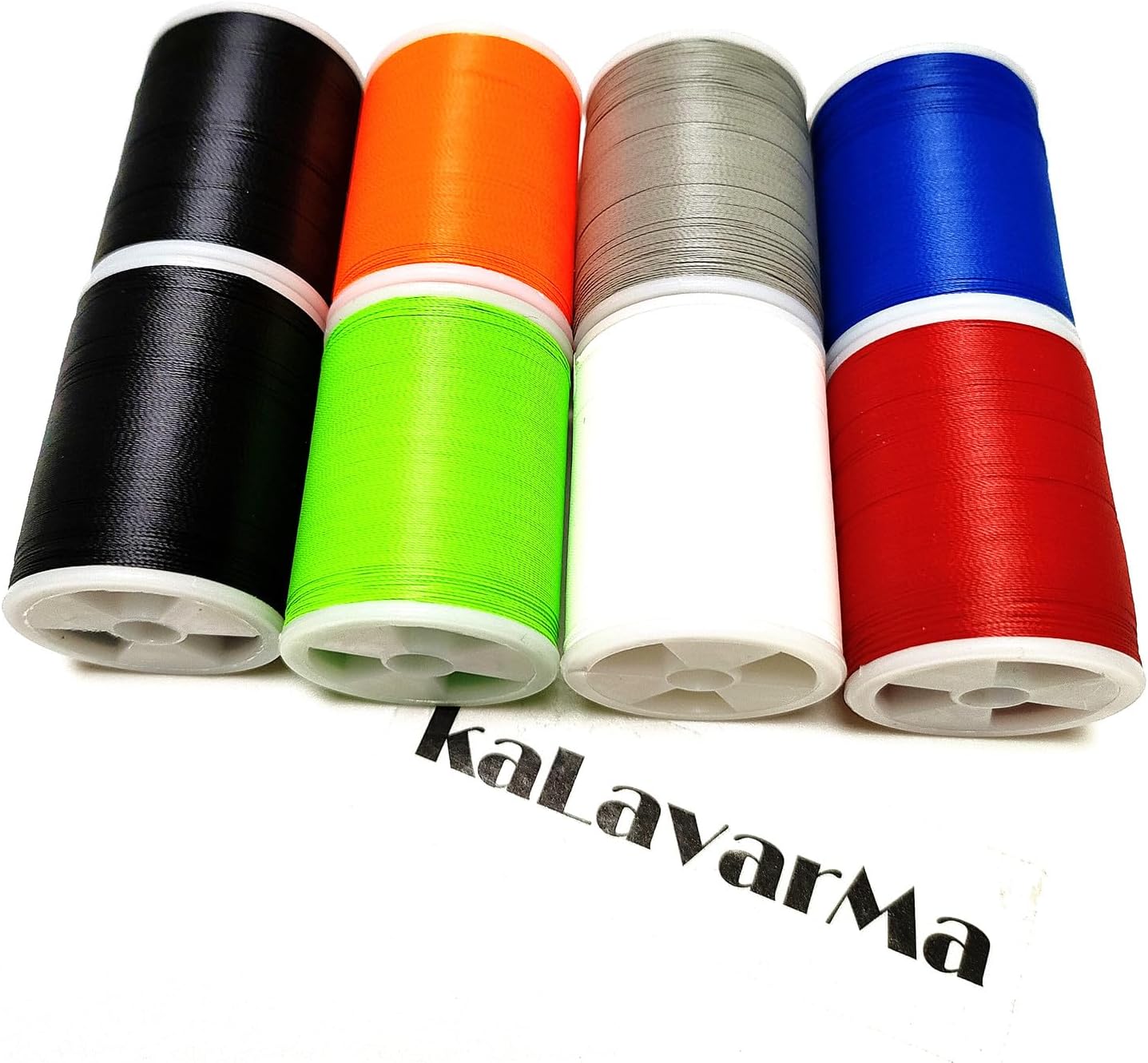 (8pcs*240yd) Kalavarma Rod Wrapping Thread for Fishing Rod Wrapping Thread Rod Building Repair