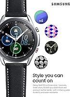 Vista 2 de Reloj inteligente Samsung Galaxy Watch3 GPS 45mm, color plata mística (renovado)