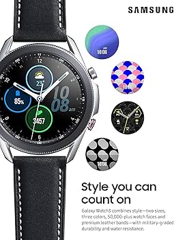 Galaxy Watch３ 45mm シルバー　美品 Amazon.com: Samsung Galaxy Watch3 GPS Smartwatch 45mm
