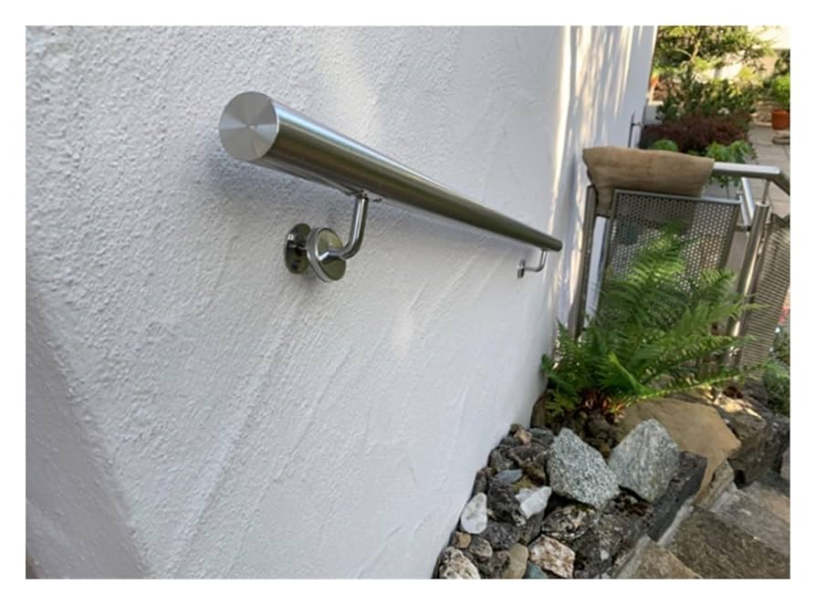 壁取り付け式手すり 長さ約90cm ステンレス製 2本まとめ 介護