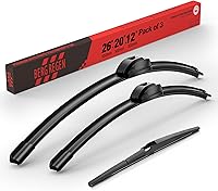 Vista 20 de BERG REGEN 22"+19" Limpiaparabrisas con juego de repuesto trasero de 10 pulgadas para Mazda CX-3 2016 2017 2018 2019 – Calidad genuina del OEM