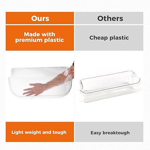 Miniatura 4 de 240356402 Contenedor para puerta de refrigerador, compatible con estante de puerta Frigidaire LFSS2612TF0 FGUS2642LF2 LGUS2642LF1 LFSS2612TE0