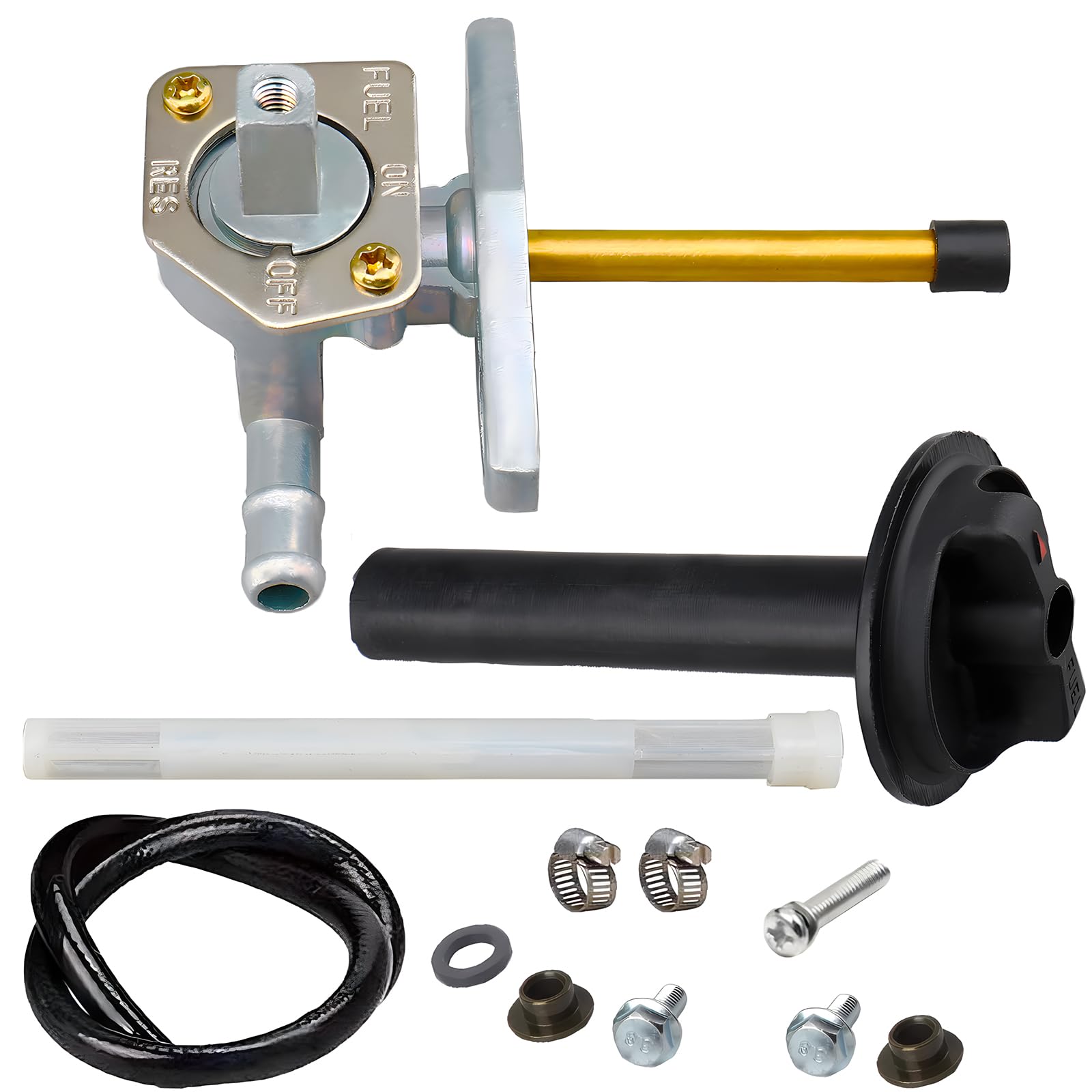 Amazon.com: Fuel Cock Petcock with Lever Assy for Honda Recon 250