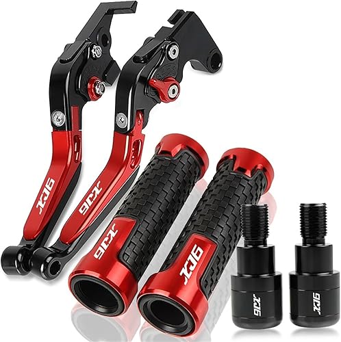 Miniatura 24 de Motocicleta para Y&AMAHA XJ6N XJ6 N XJ6DIVER XJ6 Diver 2009-2015 2014 2013 2012 2010 Palanca de embrague de freno manillar empuñaduras extremo Gris1