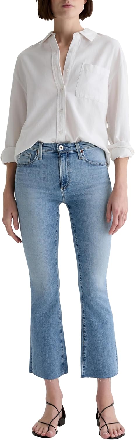 Women's Farrah Mid Rise Crop Boot Jean - Image 2