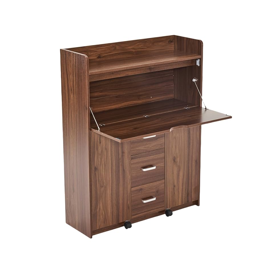 Amazon.co.jp: 【ブラウン】 学習机 デスク パソコンデスク 勉強