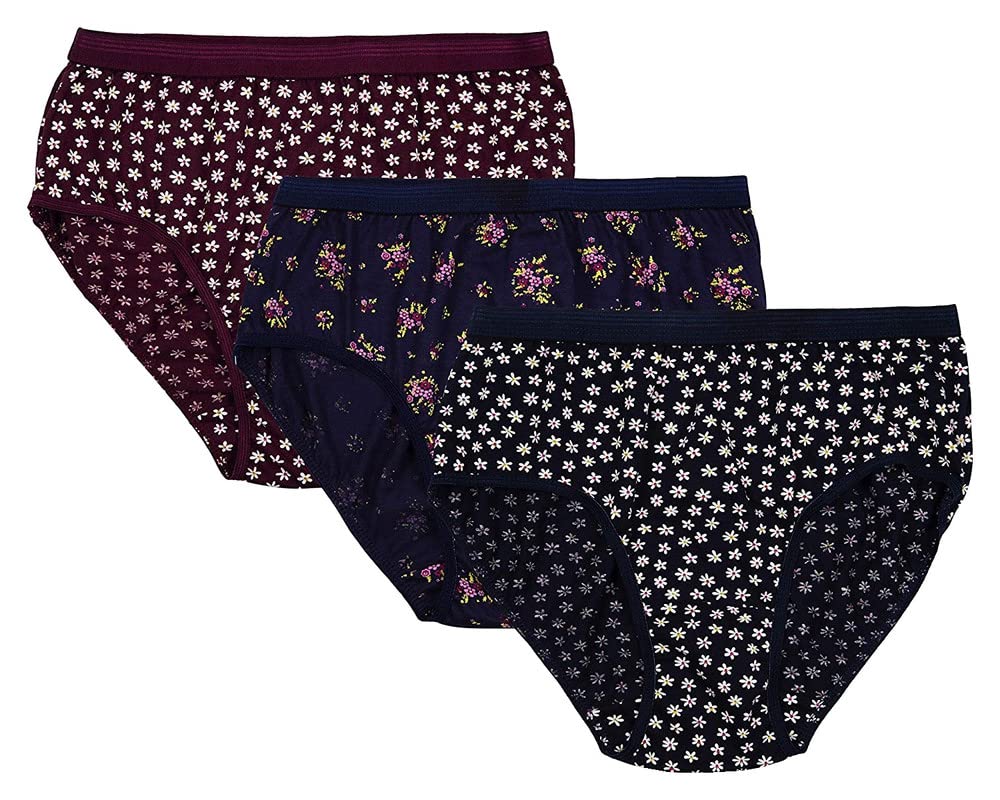 kamison international lingerie Women's Cotton Panty Underwear for Women Daily use Combo Pack of 3 (Prints May Vary)-picture-11