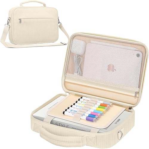 Vista 14 de FINPAC - Funda grande para Biblia con correa para el hombro, estuche para libros, bolso de iglesia, con ranuras para bolígrafos y bolsillo con Azul