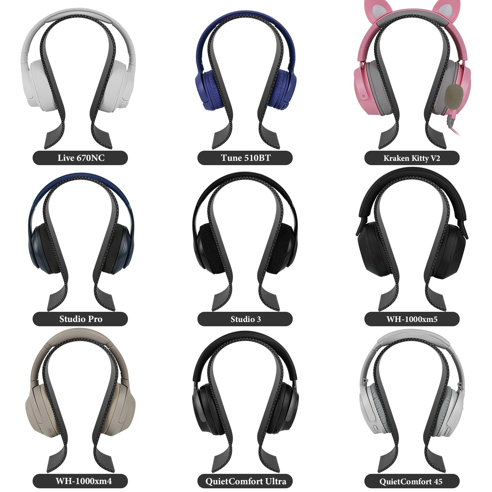 Amazon.co.jp: Geekria ヘッドホンスタンド オメガ オーバーイヤー 