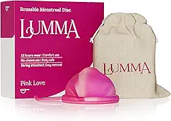 DISCO MENSTRUAL PINK LOVE M