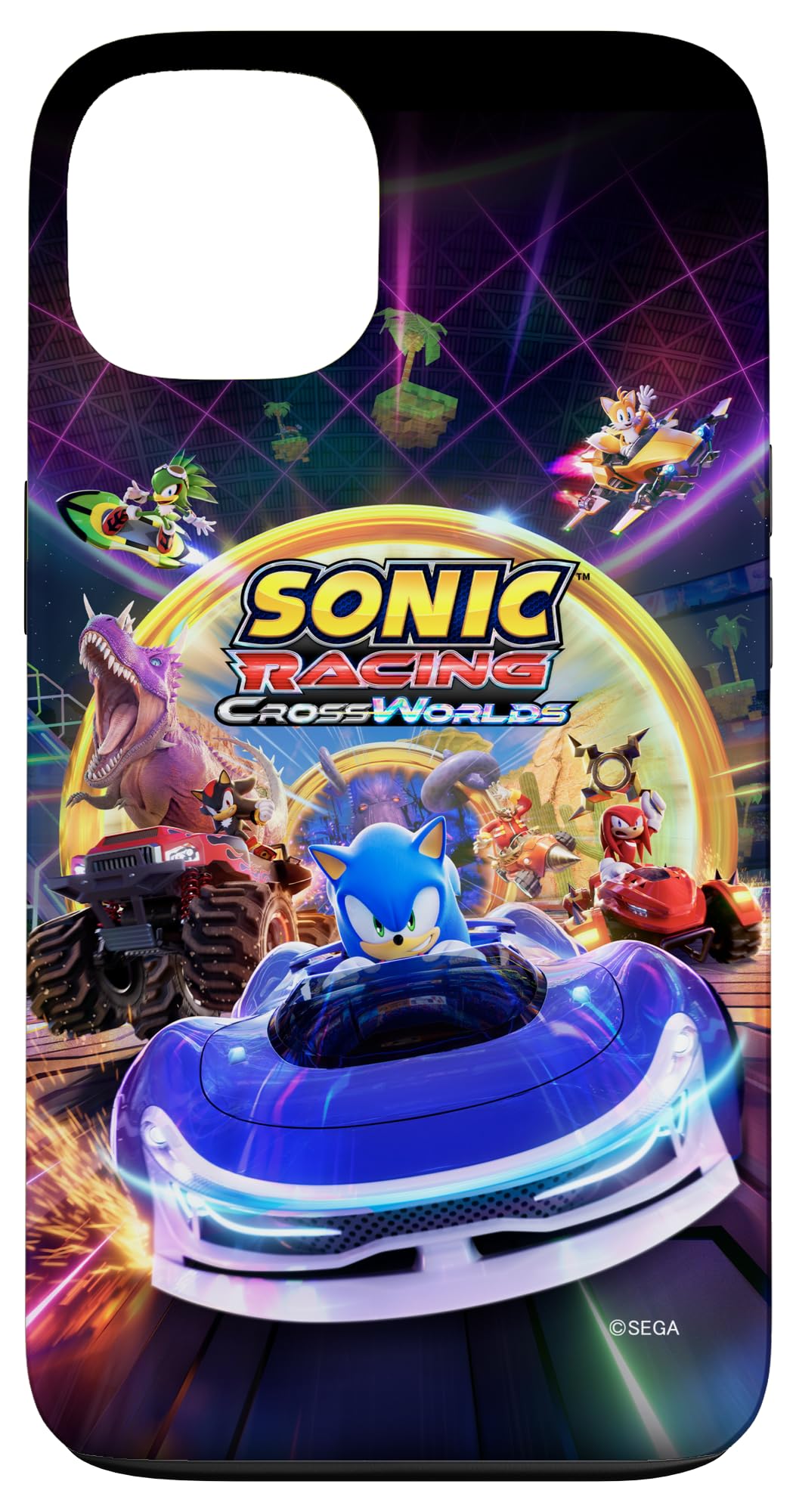 Amazon.com: Sonic The Hedgehog Sonic Racing CrossWorlds Key Art