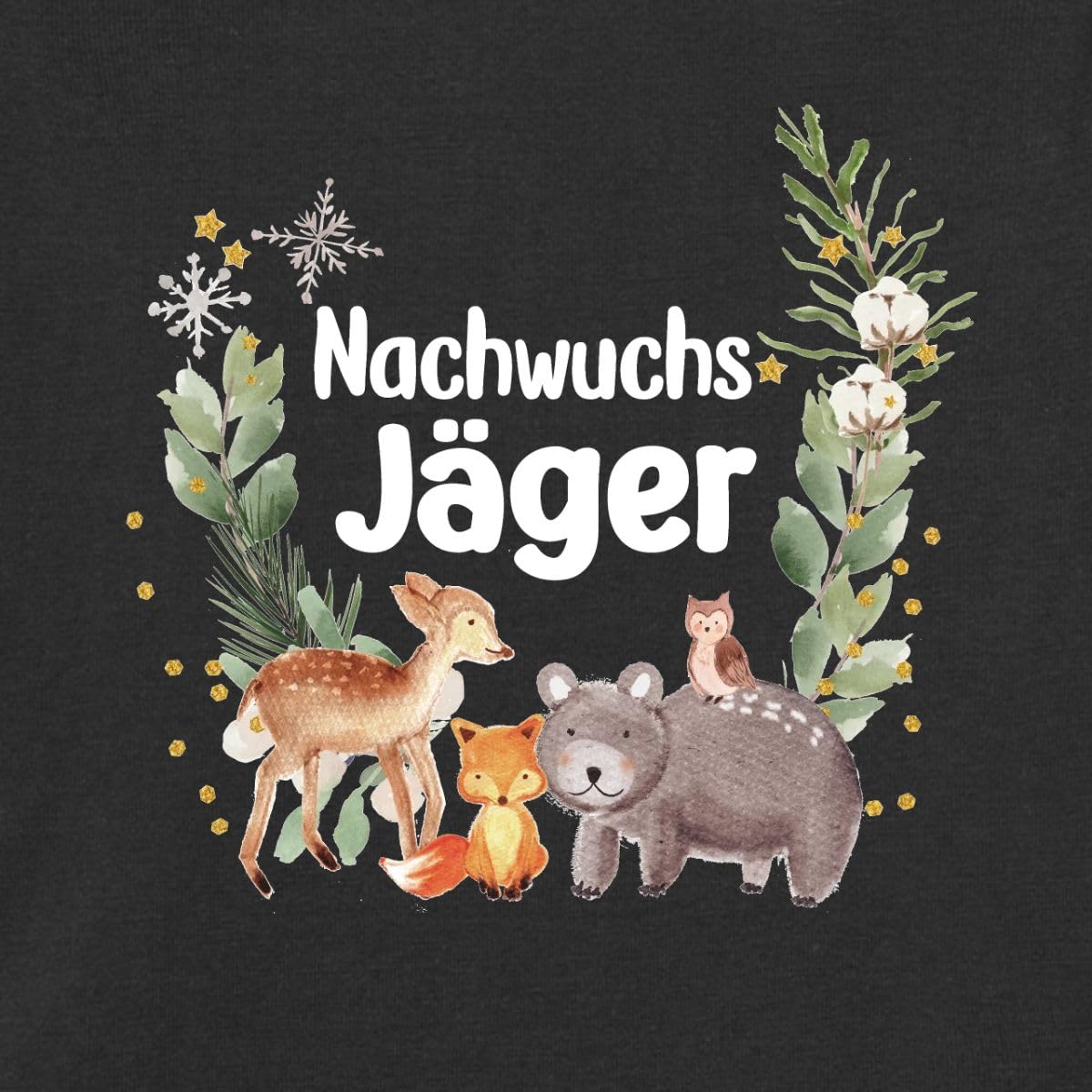 Spreadshirt Nachwuchsjäger Nachwuchs Jäger Kurzarm Tages Baby Body