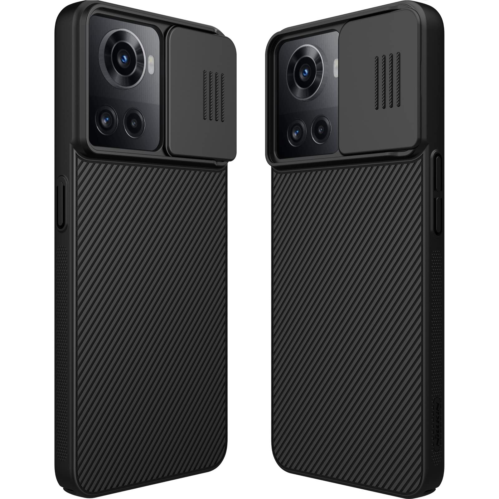 Nillkin Case for One Plus 10 R OnePlus 10R 5G (6.7" Inch) CamShield Slider Camera Close & Open Case Protect Black Color PC Finish