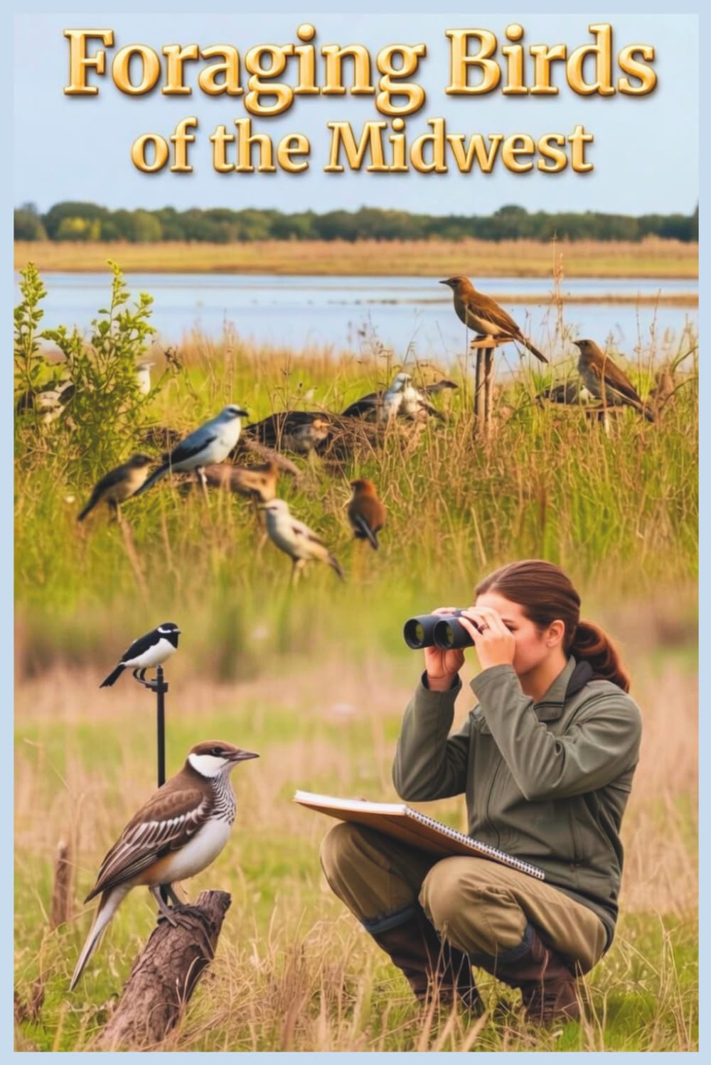 Foraging Birds of the Midwest: A Field Guide to Identifying Common Birds, Their Natural Foods, and Seasonal Feeding Habits