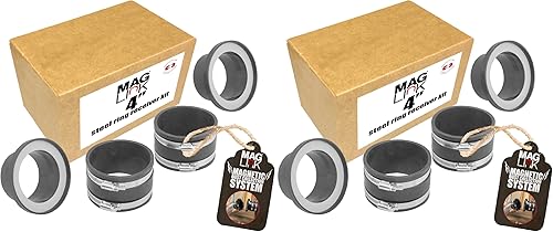 Miniatura 10 de Kit de Conexión de 5 Máquinas MagLink de 4 Pulgadas Super Pack, Accesorios Magnéticos de Recolección de Polvo para Colectores de Polvo, Mueve