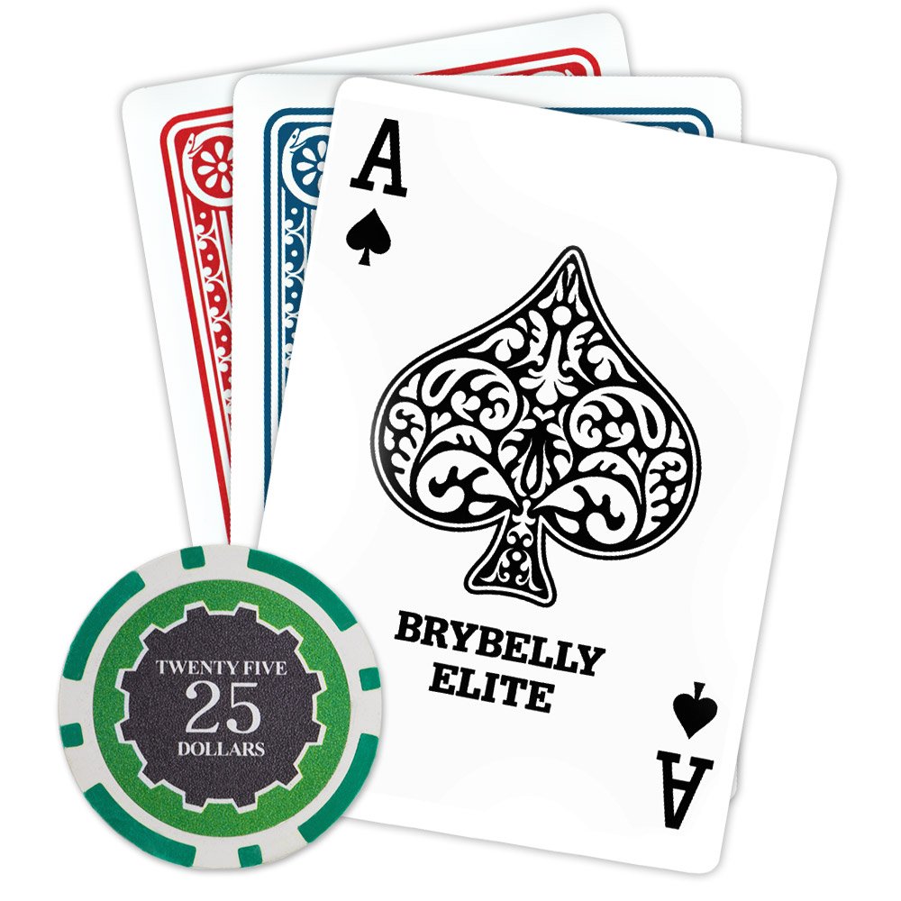 Brybelly 50 $25 Eclipse Clay kompozyt 14 gramów zielone żetony pokerowe
