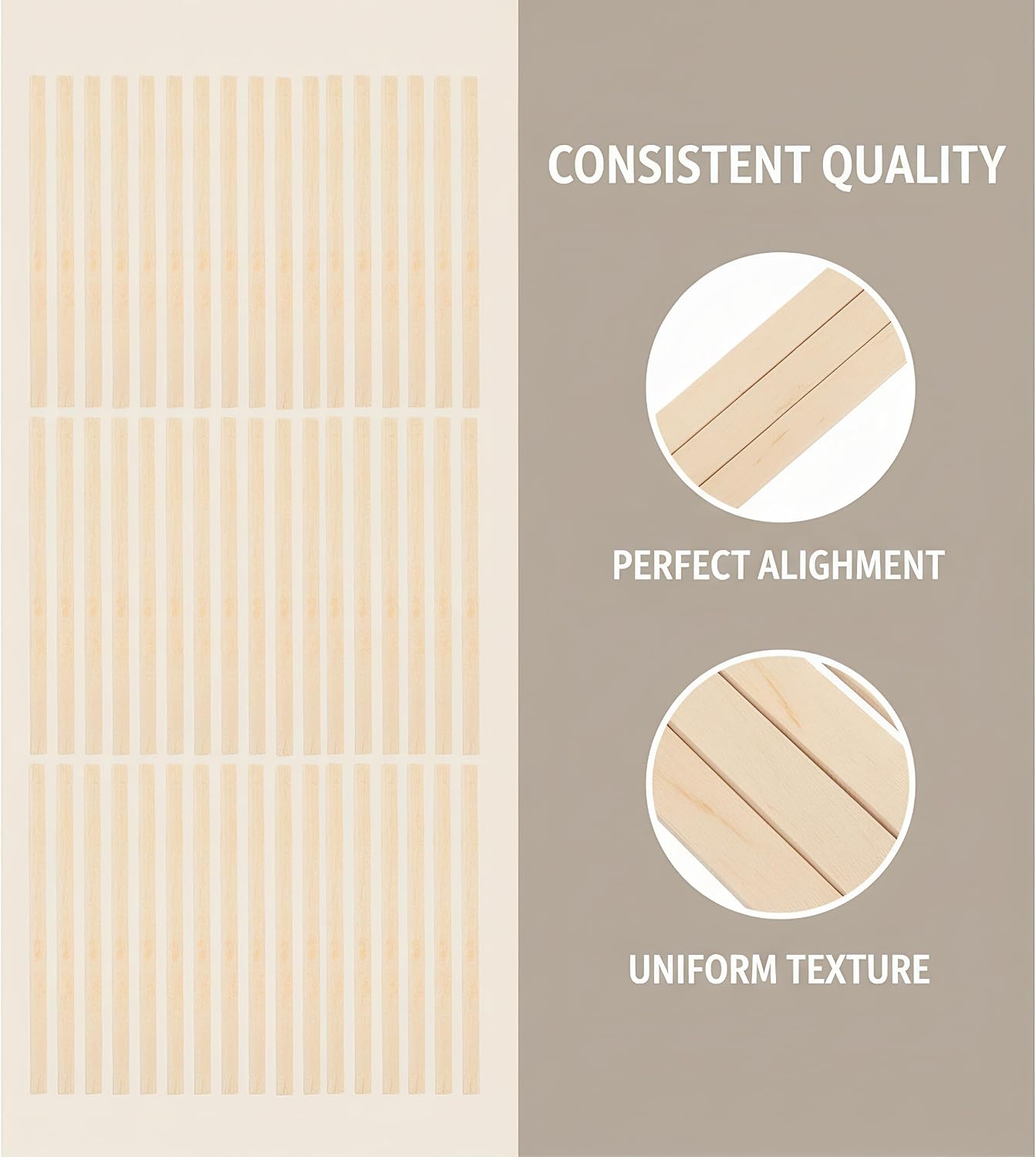 SHINEOFI 1000Pcs Wooden Matchsticks for Crafting - Unfinished Natural Wood DIY Model Kit Craft Sticks for Handmade Building Projects, Art & Home Decor