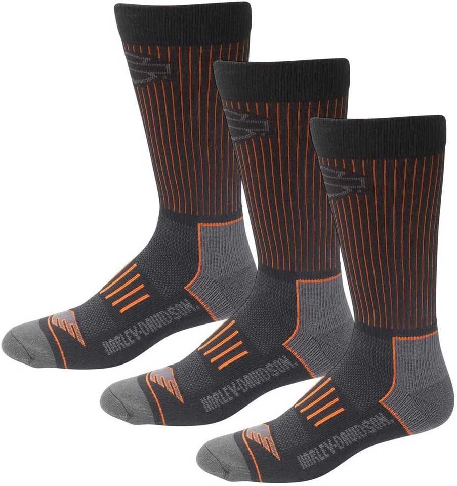 Men's Compression Coolmax Riding Socks, 3 Pairs D99219070-001