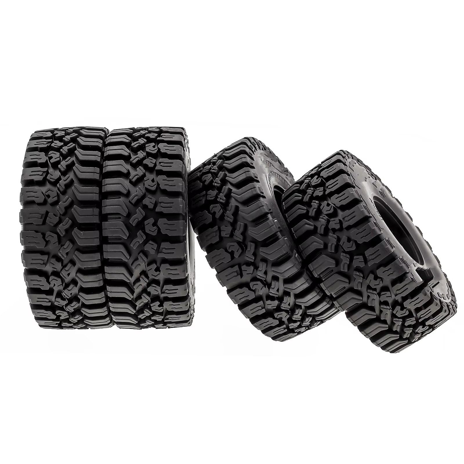 Accessori RC Per Traxxas Per TRX4 Per Axial Per SCX10 II D90 D11 1/10 1.9 Pneumatici Cingolati RC Pneumatici In Gomma Morbida Mud Slingers Pneumatici RC Cingolati Da Roccia