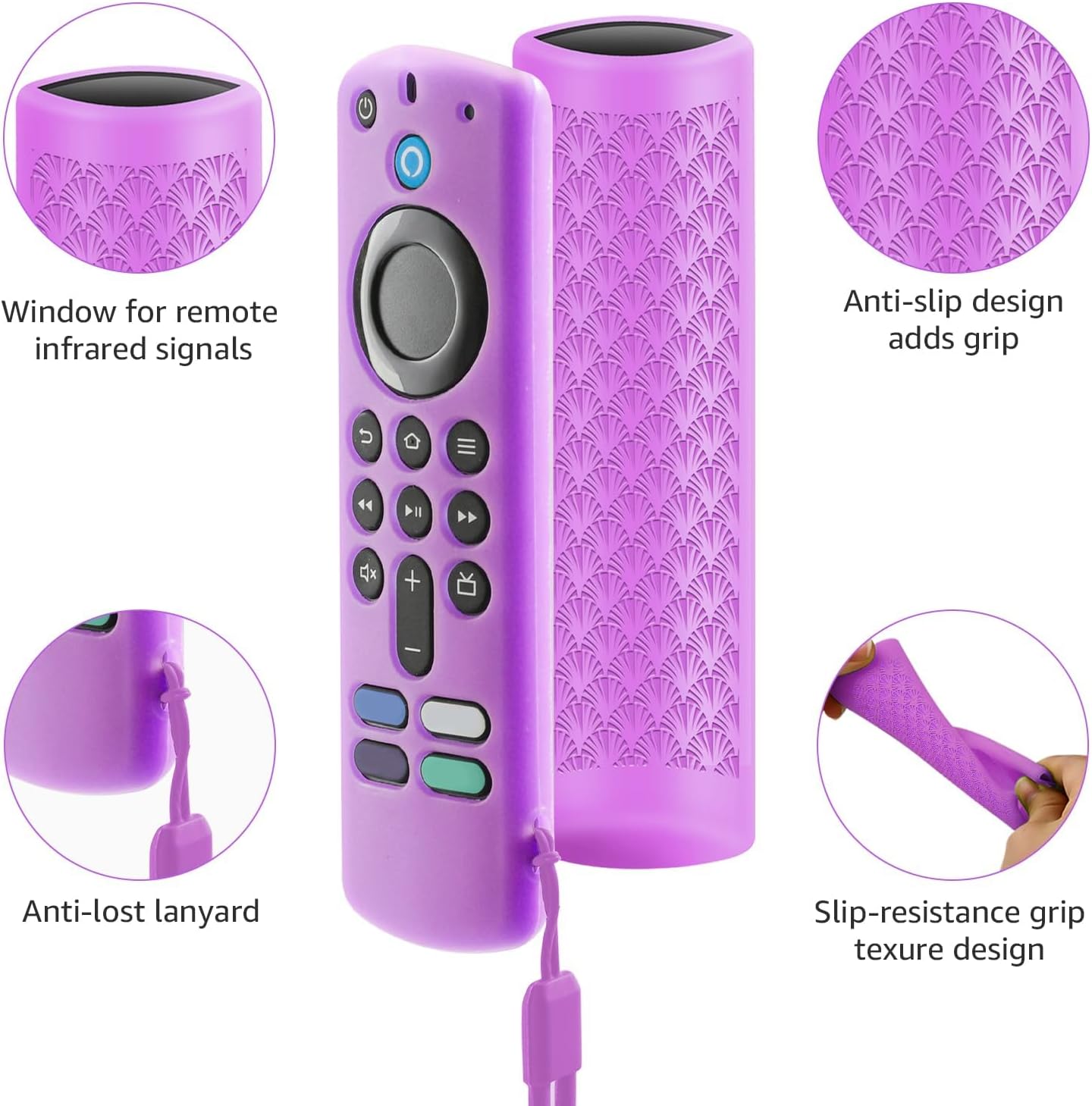 2 Pack Silicone Remote Cover Case image 4