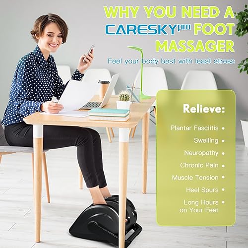 Miniatura 7 de Máquina masajeadora de pies Shiatsu para neuropatía y alivio del dolor, terapia de calor sorpresa, amasamiento profundo de 5 intensidades,